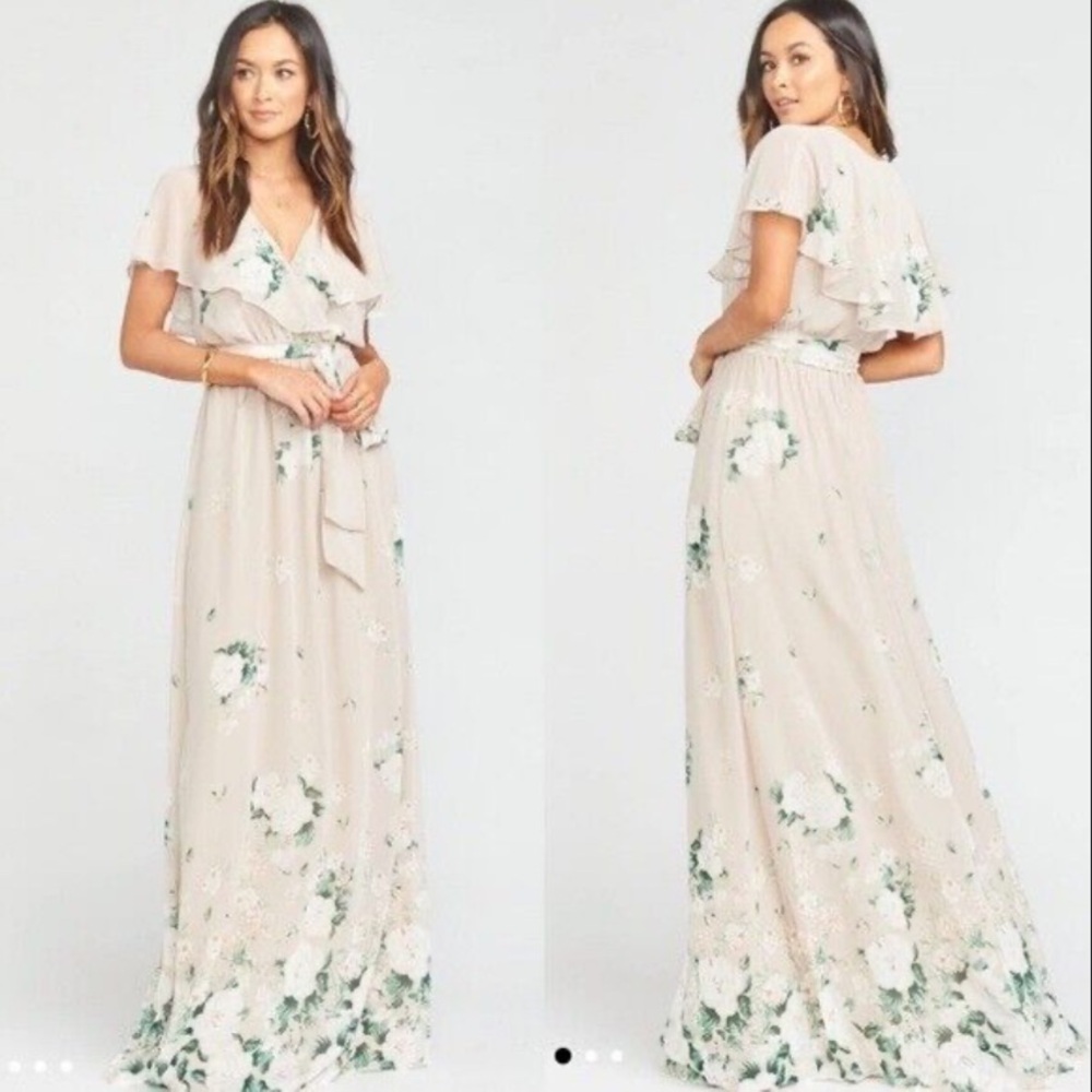SHOW ME YOUR MUMU Audrey Maxi Dress in Bouquet Toss S